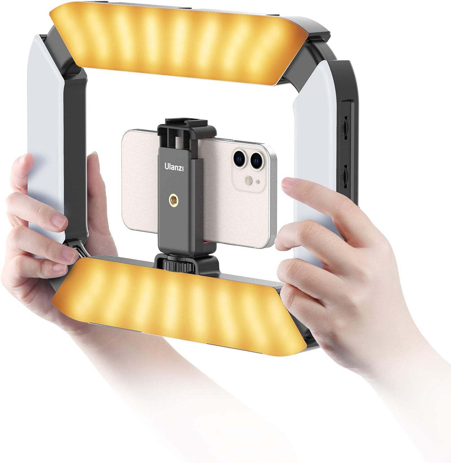 Aro de Luz LED RECTANGULAR RECARGABLE PARA VIDEOS Y FOTOS