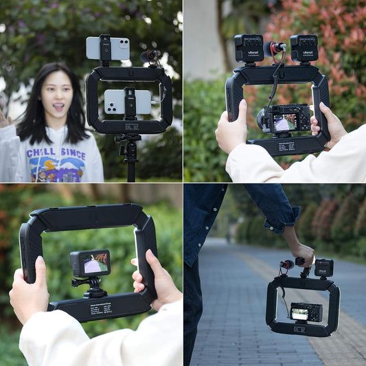 Aro de Luz LED RECTANGULAR RECARGABLE PARA VIDEOS Y FOTOS