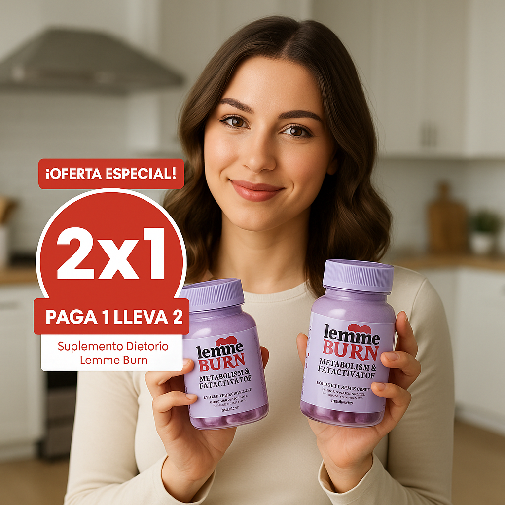 Lemme Burn – Aumenta metabolismo y Quema grasa PROMO 2X1